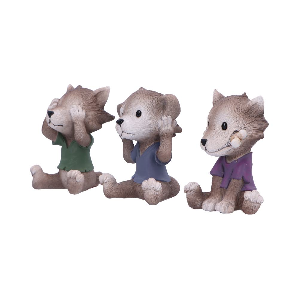 Three Wise Werewolves 7.5cm