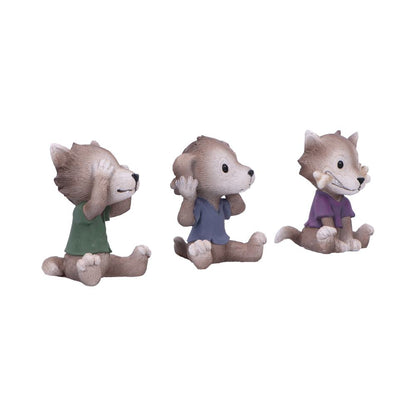 Three Wise Werewolves 7.5cm