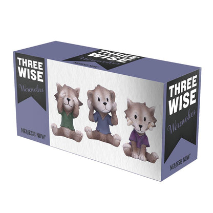 Three Wise Werewolves 7.5cm