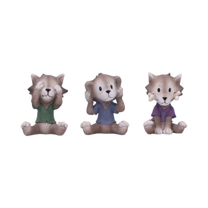 Three Wise Werewolves 7.5cm