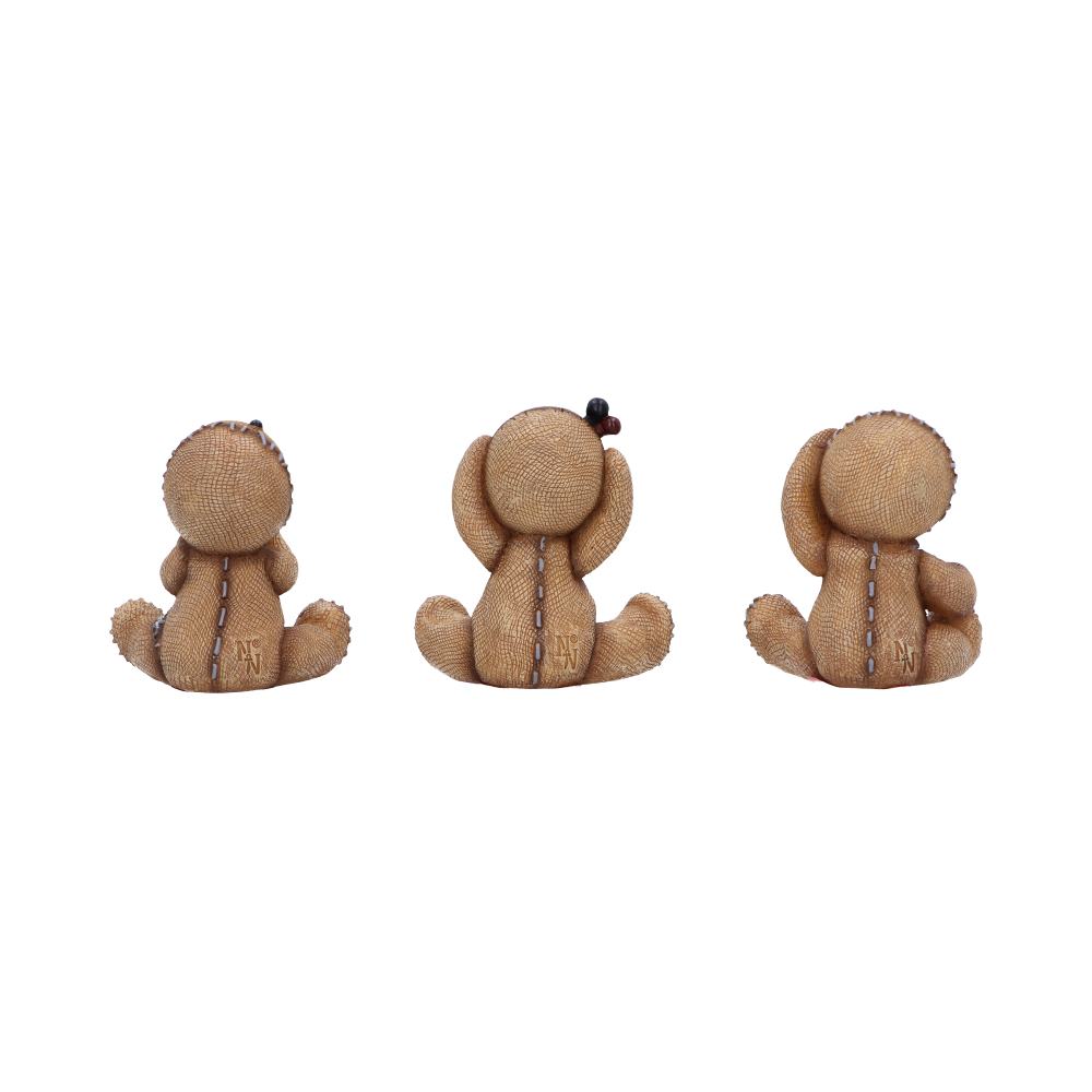 Three Wise Voodoo Dolls 8cm