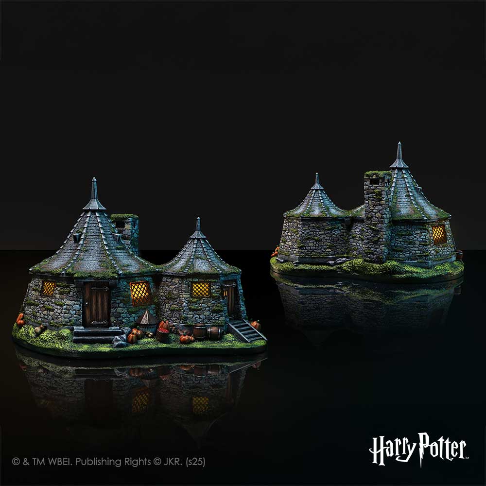 Harry Potter Hagrids Hut Light up Figurine 13cm