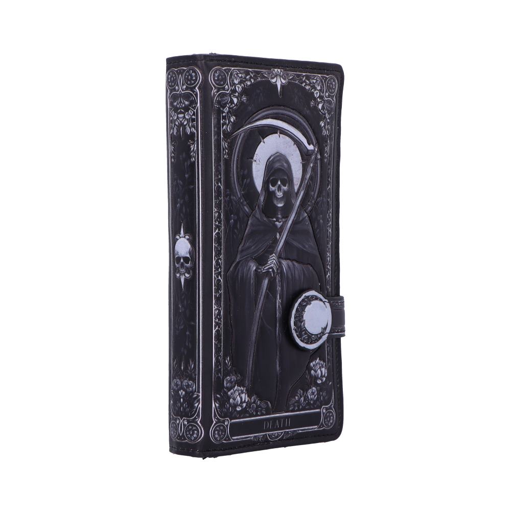 Skeleton Tarot Embossed Purse 18.5cm