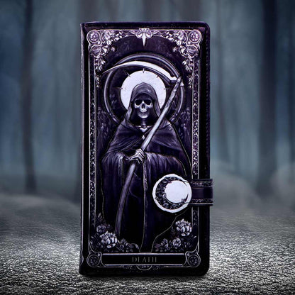 Skeleton Tarot Embossed Purse 18.5cm
