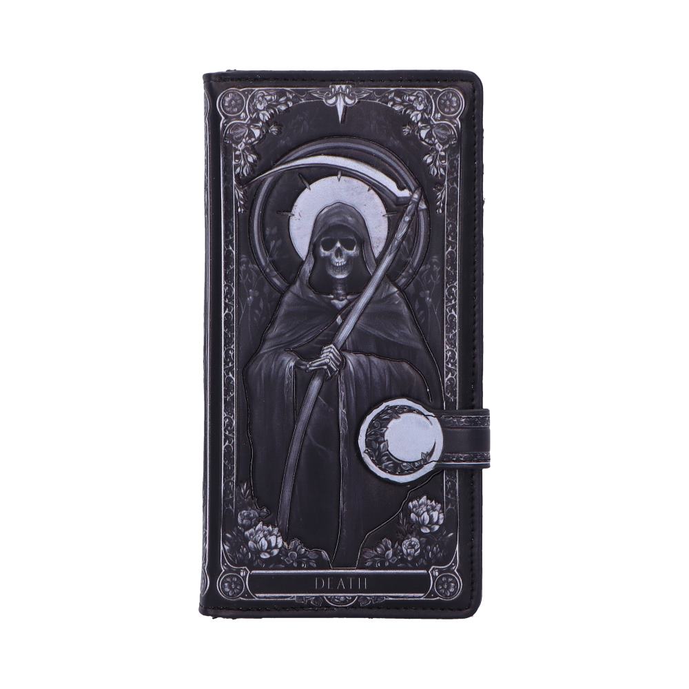 Skeleton Tarot Embossed Purse 18.5cm