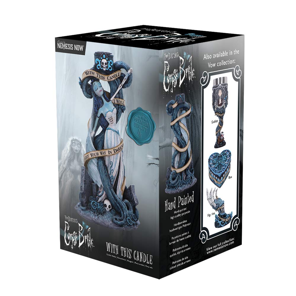 Corpse Bride With This Candle Vow Candle Holder 19cm