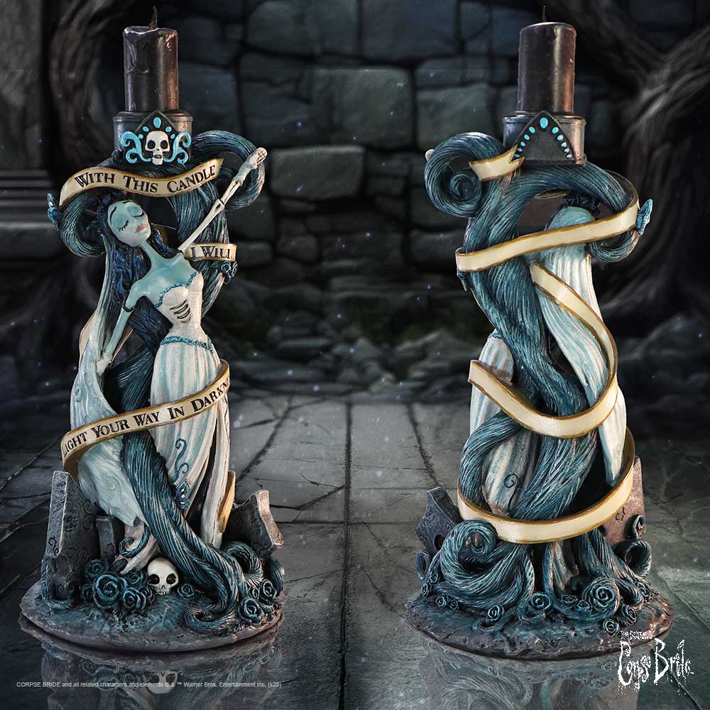 Corpse Bride With This Candle Vow Candle Holder 19cm