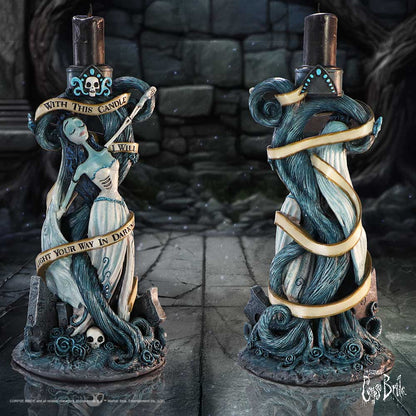 Corpse Bride With This Candle Vow Candle Holder 19cm