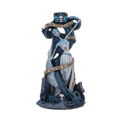 Corpse Bride With This Candle Vow Candle Holder 19cm
