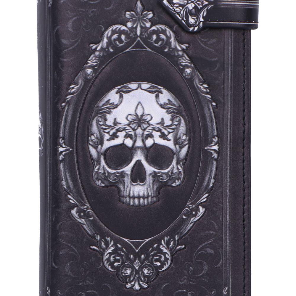 Baroque Skull Embossed Purse