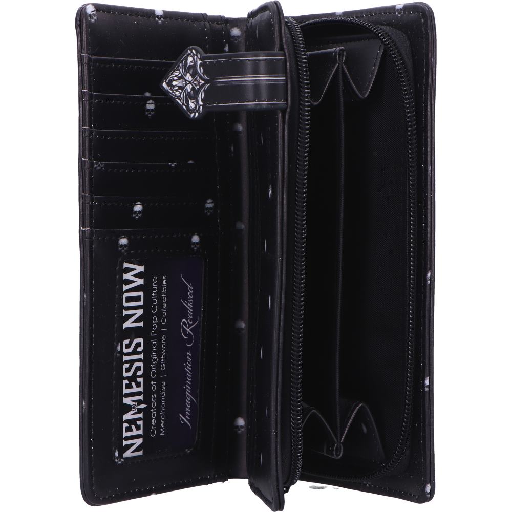 Baroque Skull Embossed Purse