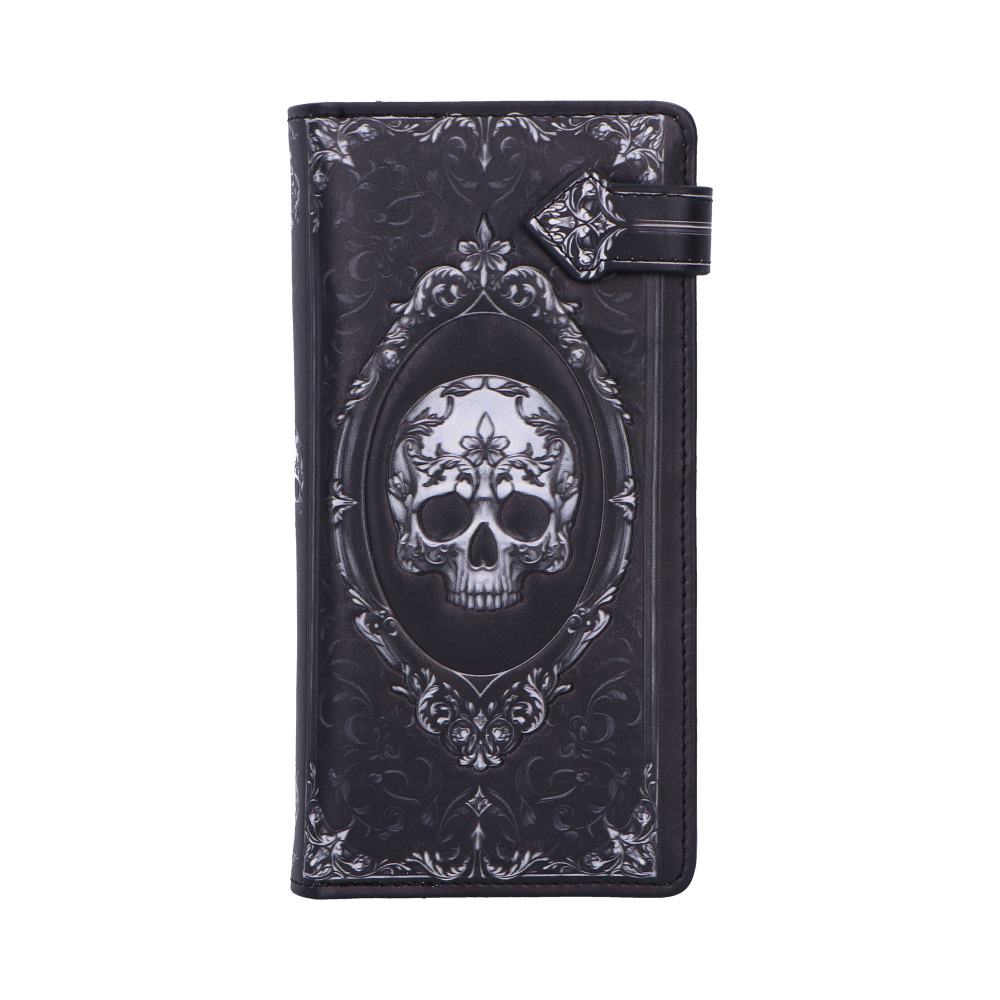Baroque Skull Embossed Purse