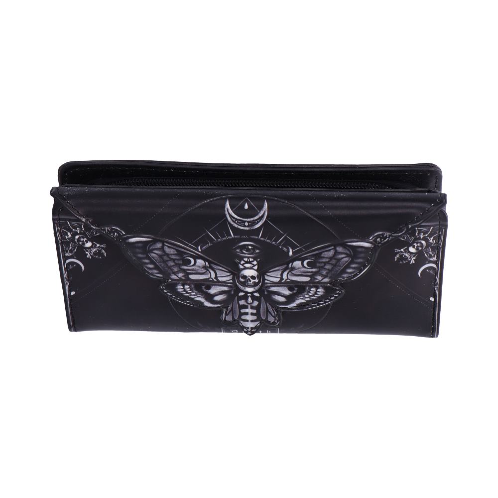 Death’s Head Moth Embossed Purse 18.5cm