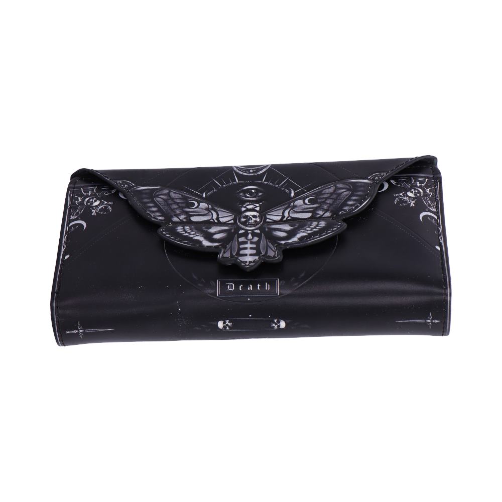Death’s Head Moth Embossed Purse 18.5cm
