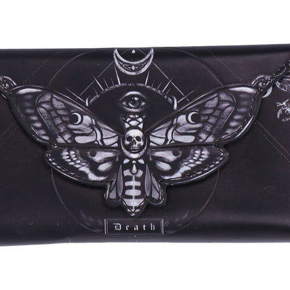 Death’s Head Moth Embossed Purse 18.5cm
