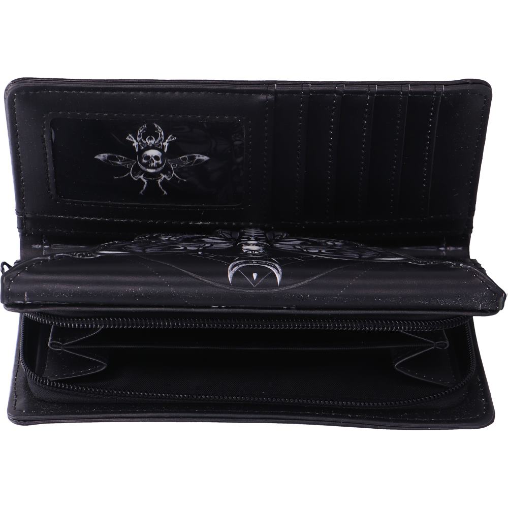 Death’s Head Moth Embossed Purse 18.5cm