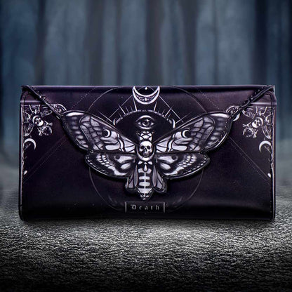 Death’s Head Moth Embossed Purse 18.5cm