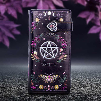 Book of Spells Embossed Purse 18.5cm