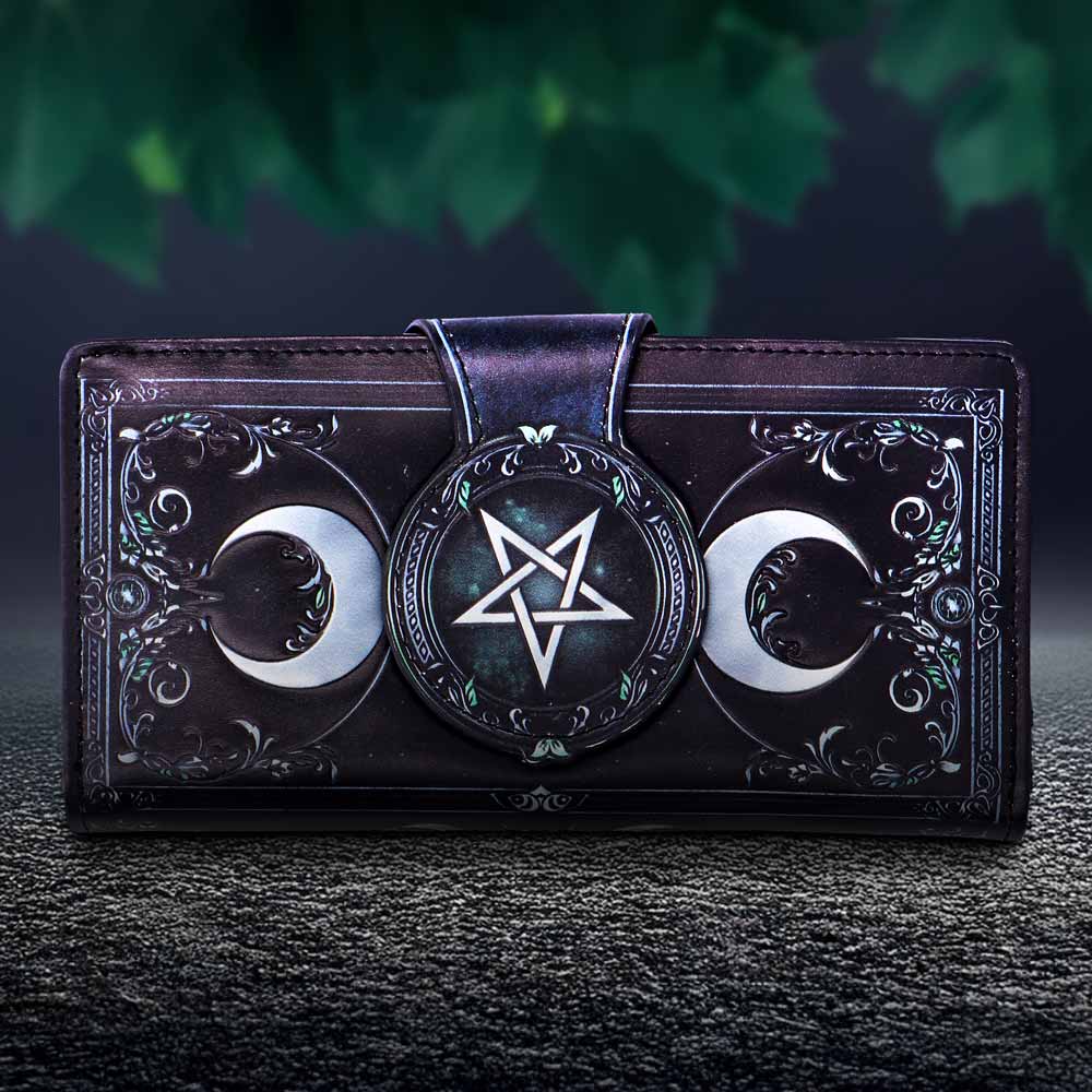 Triple Moon Embossed Purse