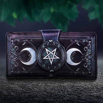 Triple Moon Embossed Purse