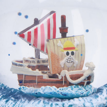 One Piece Going Merry Snow Globe 14cm