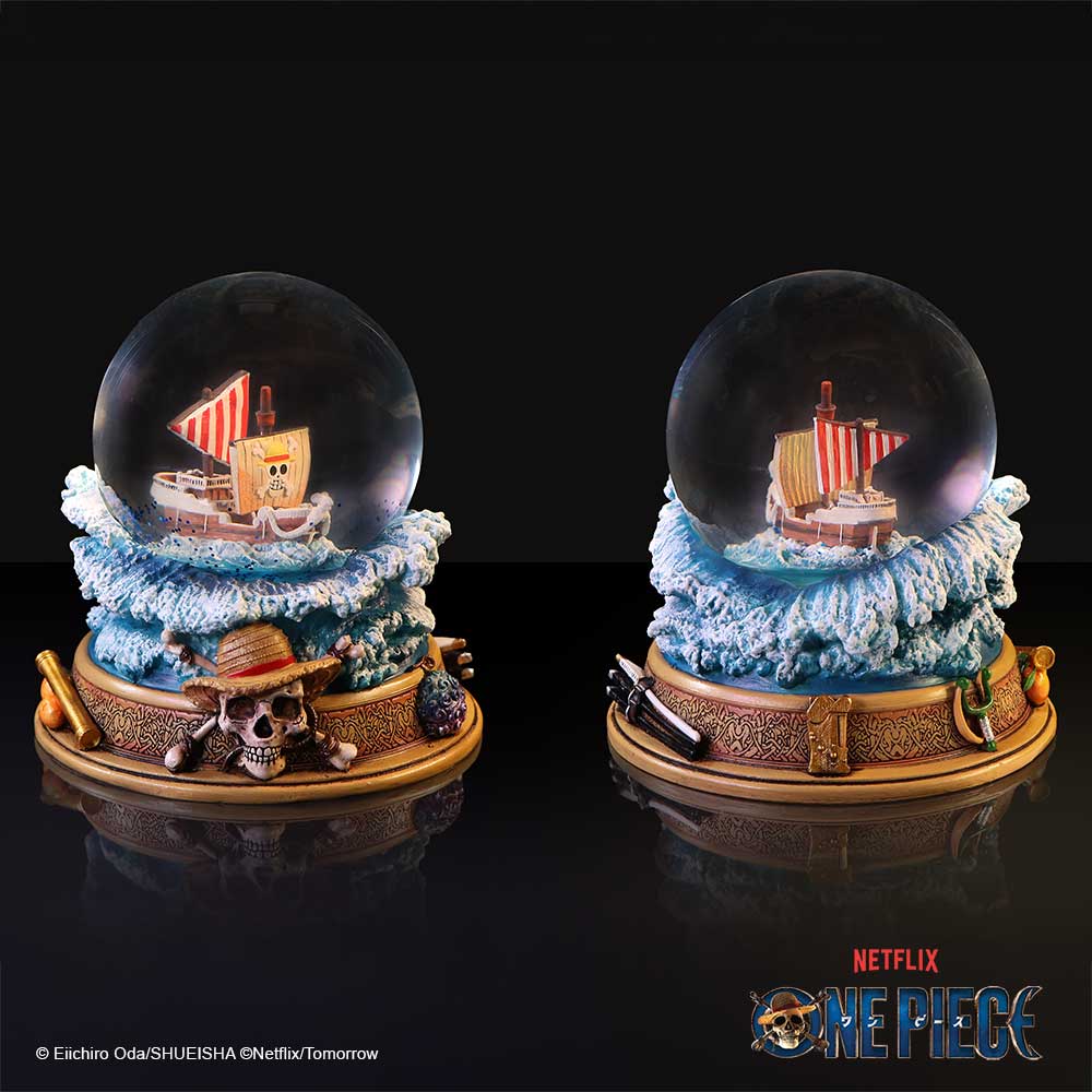 One Piece Going Merry Snow Globe 14cm