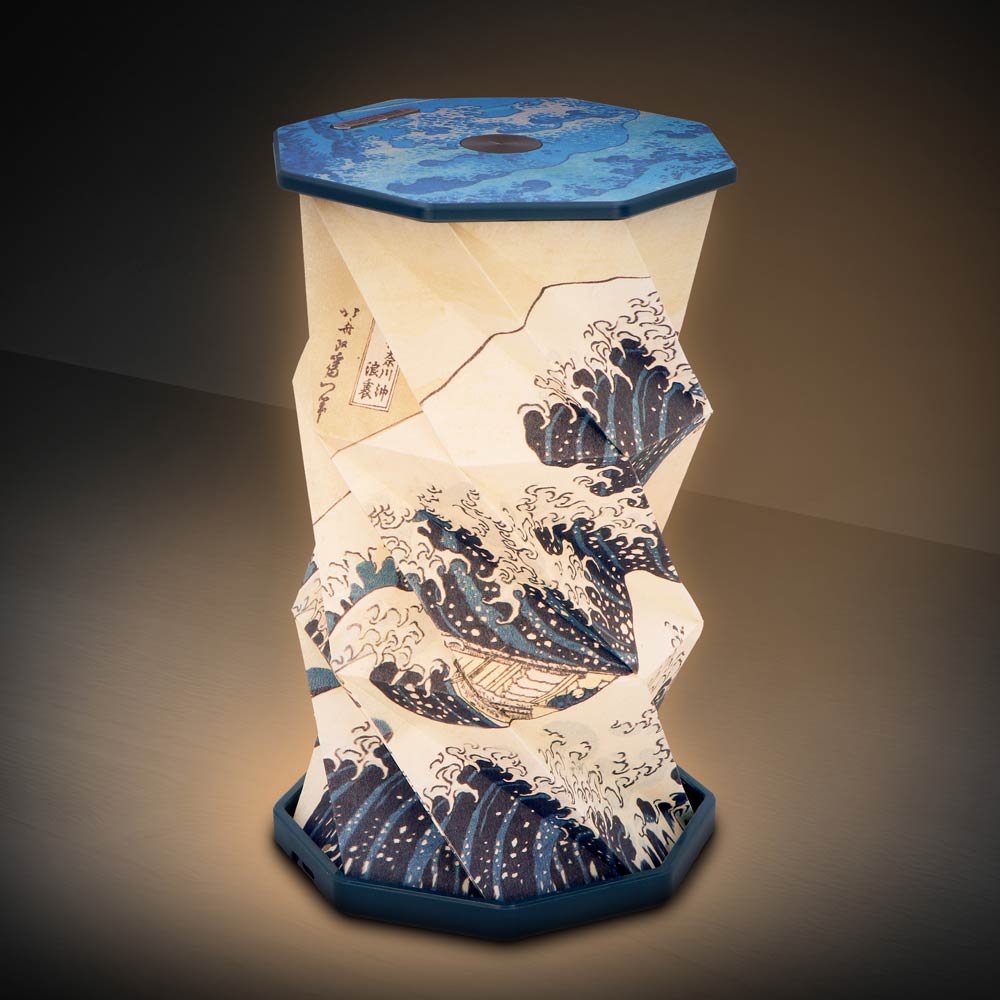 The Great Wave Off Kanagawa Foldable Lamp 21cm