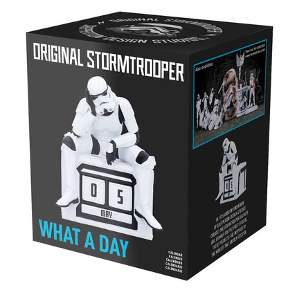 Stormtrooper What a Day Perpetual Calendar 14cm