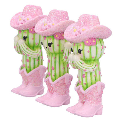 Three Wise Cacti 9.5cm