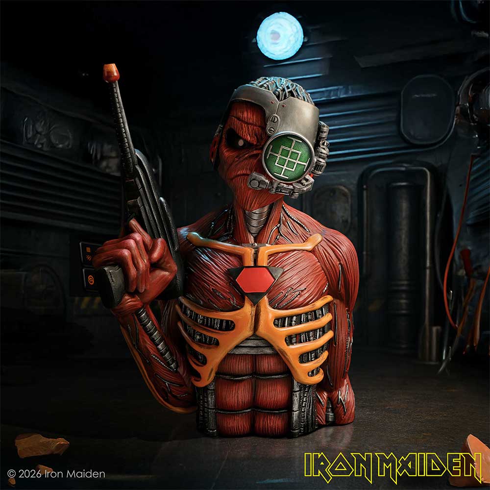 Iron Maiden Somewhere In Time Bust 29.8cm
