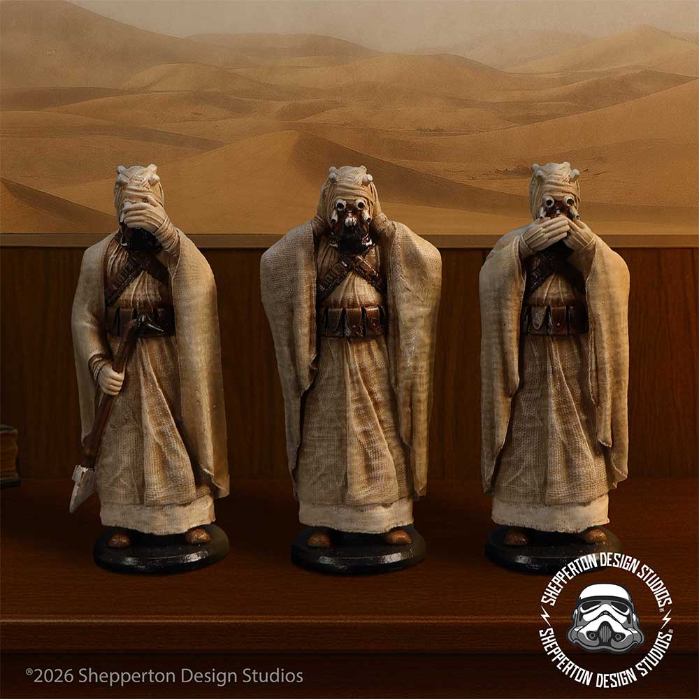 Three Wise Tusken Raiders 14.3cm