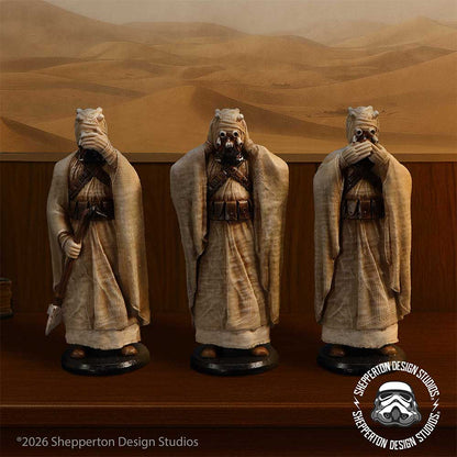 Three Wise Tusken Raiders 14.3cm