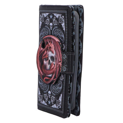 Skull Embrace Embossed Purse (AS) 18.5cm