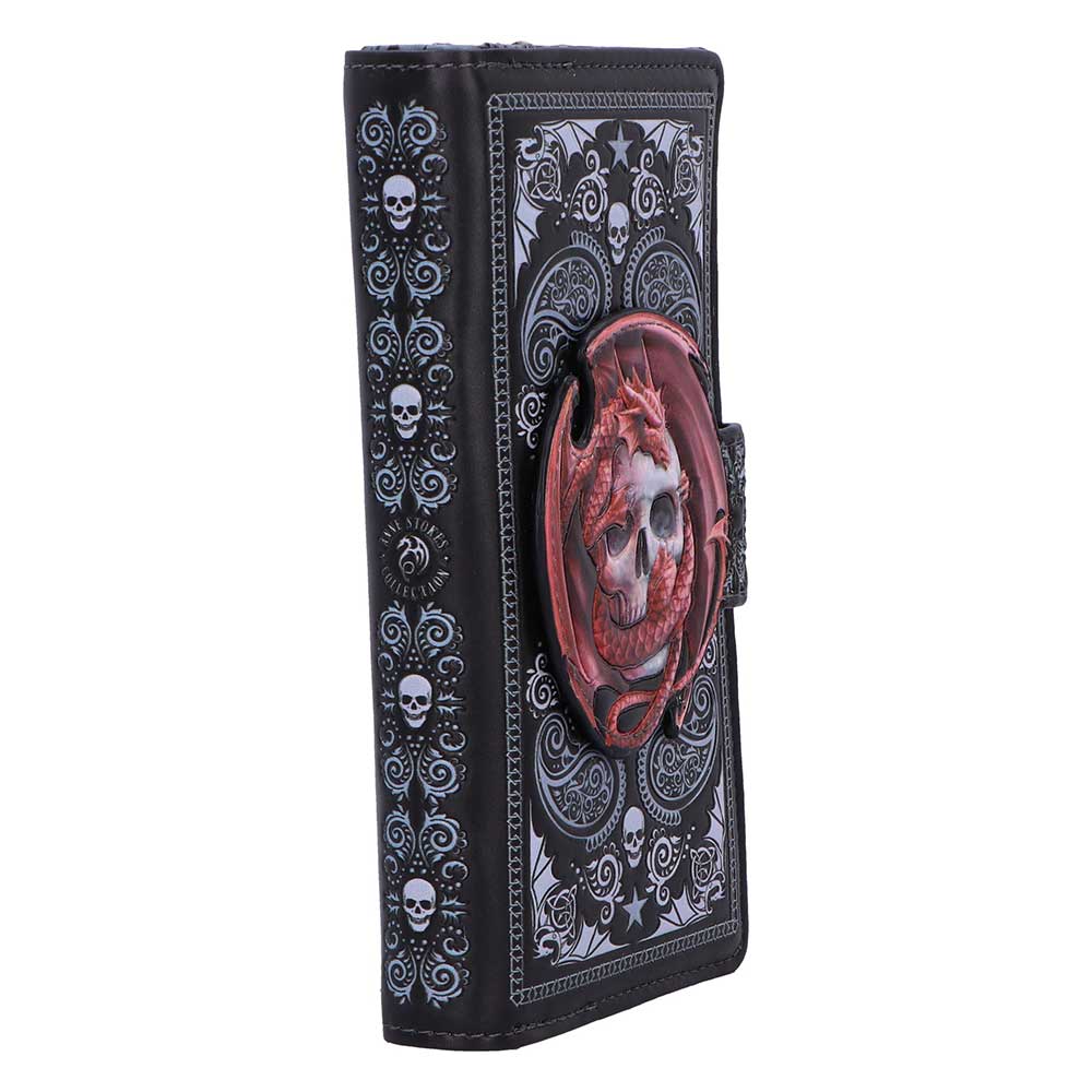 Skull Embrace Embossed Purse (AS) 18.5cm