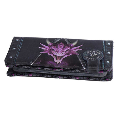 Unzipped Dragon Embossed Purse (AS) 18.5cm