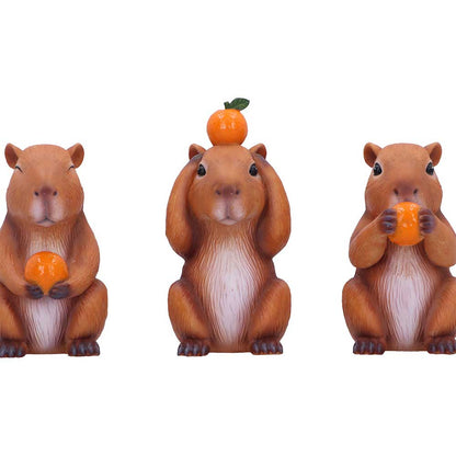 Three Wise Capybaras 10.5cm