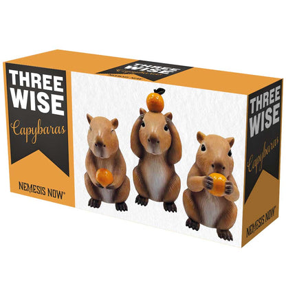 Three Wise Capybaras 10.5cm