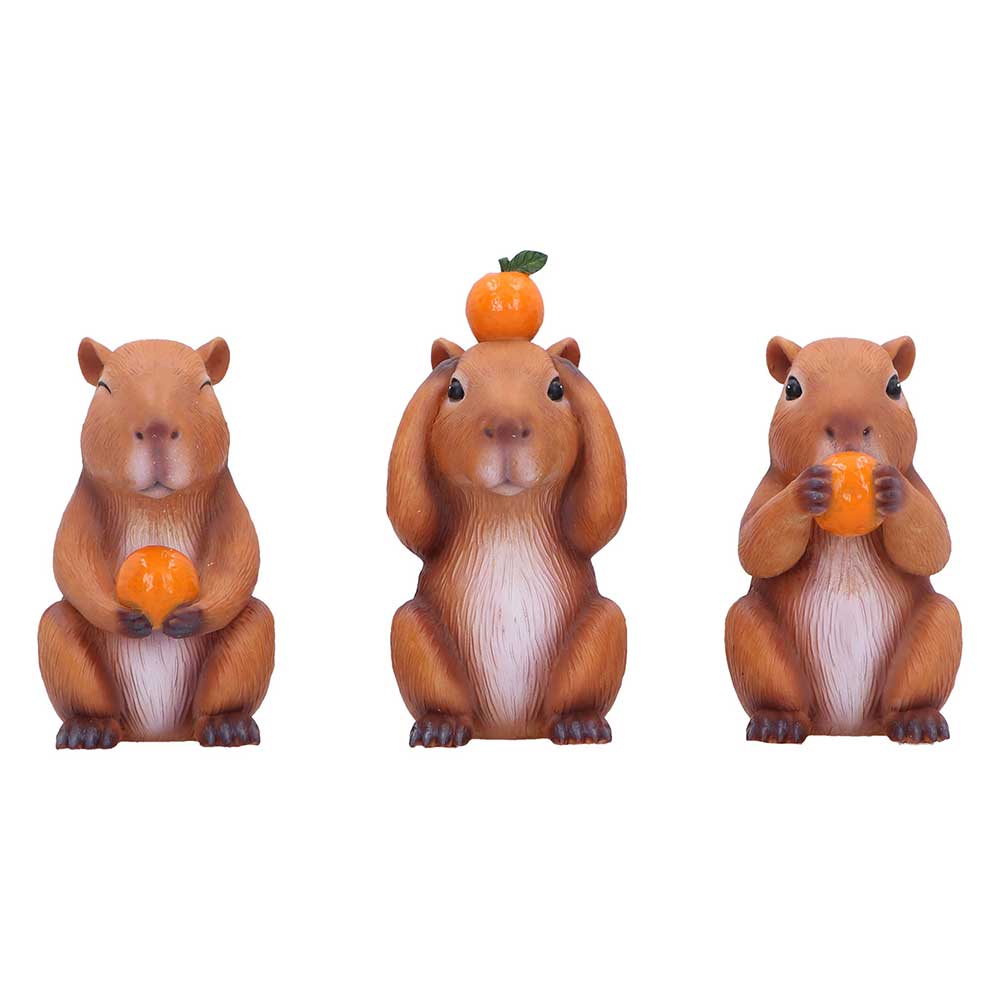 Three Wise Capybaras 10.5cm