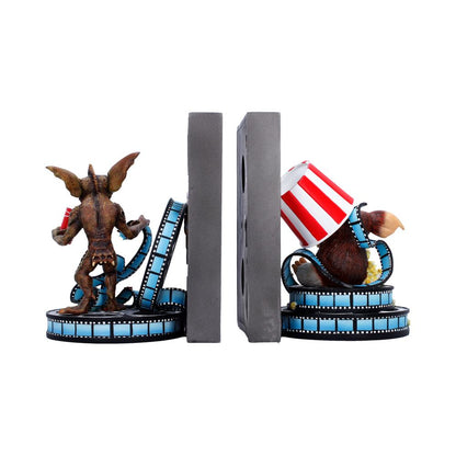 Nemesis Now Gremlins bookends, 18cm tall, featuring detailed Gremlins characters holding books for a fun, decorative display.