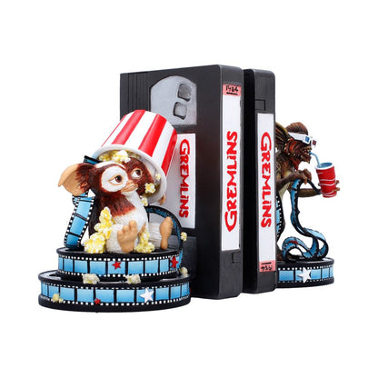 Nemesis Now Gremlins-themed bookends, 18cm tall, featuring detailed gremlin figures perfect for fantasy or horror fans.