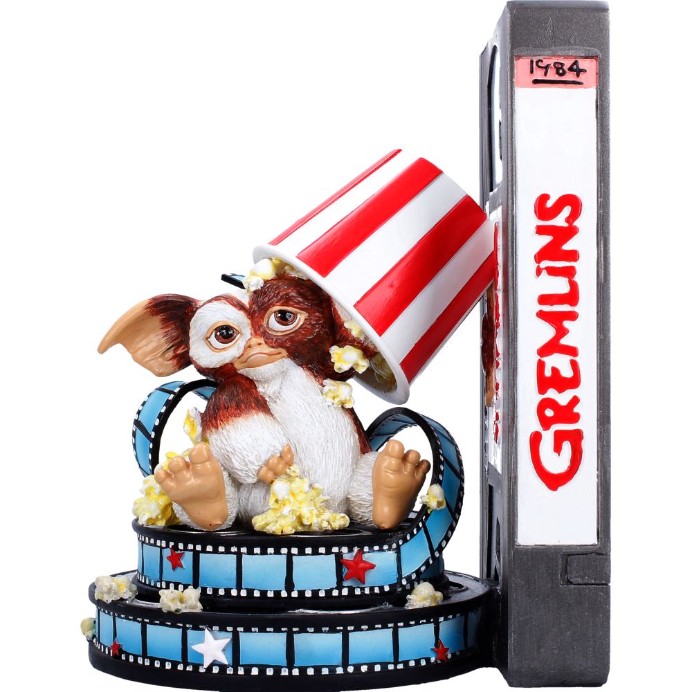 Nemesis Now Gremlins-themed bookends, 18cm tall, featuring detailed gremlin figures for stylish book organization and decor.