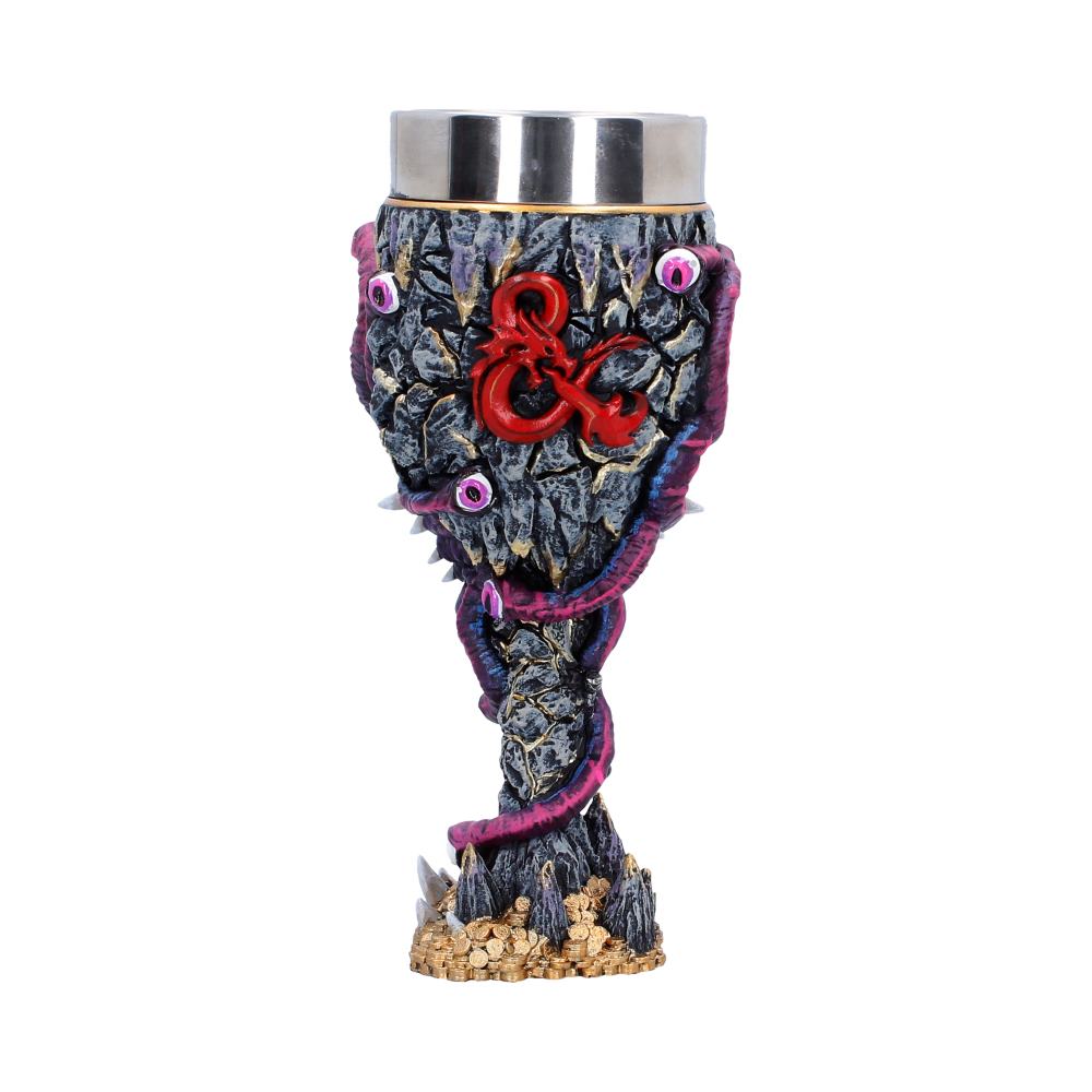 Nemesis Now Dungeons & Dragons Beholder goblet figurine, 19.5cm tall, detailed fantasy monster sculpture.