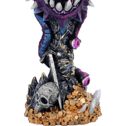 Nemesis Now Dungeons & Dragons Beholder goblet figurine, 19.5cm tall, detailed fantasy monster sculpture with intricate design.