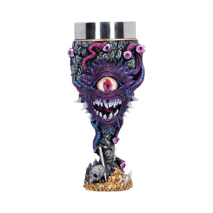 Nemesis Now Dungeons & Dragons Beholder Goblet figurine, 19.5cm tall, detailed fantasy creature sculpture on a decorative stand.