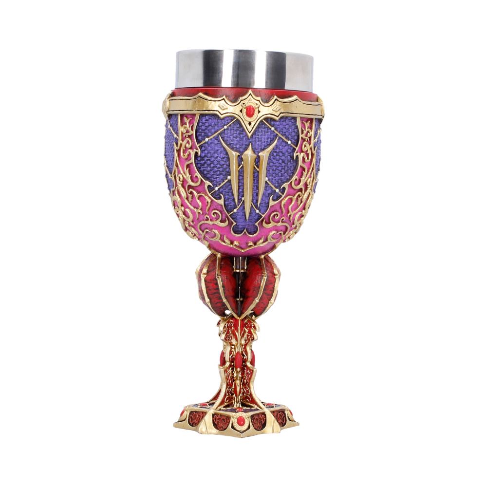Nemesis Now Baldur's Gate 3 Astarion goblet figurine, 19.6cm tall, detailed fantasy character sculpture.