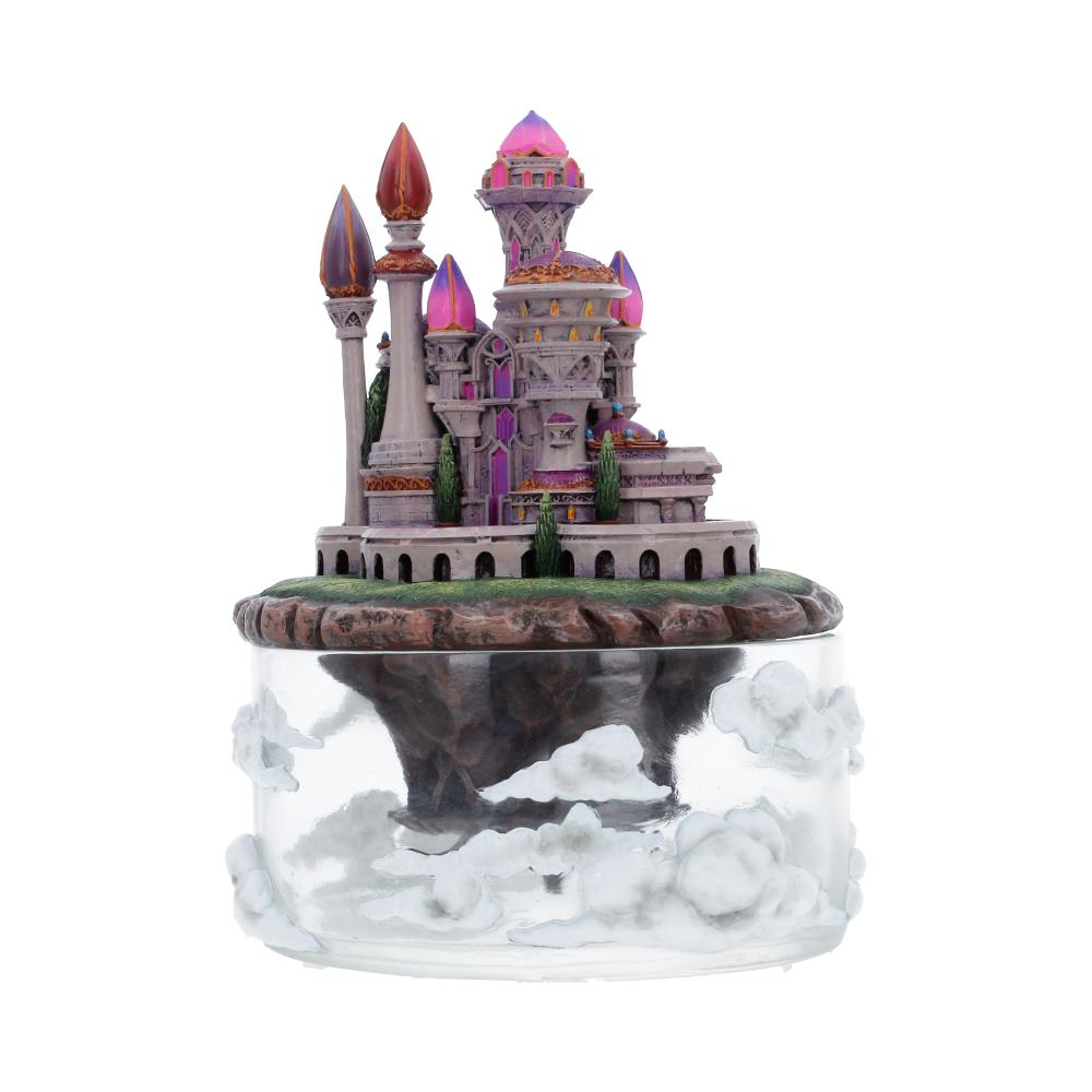 Nemesis Now World of Warcraft City of Dalaran box, 19.6cm decorative collectible box with detailed fantasy city design.