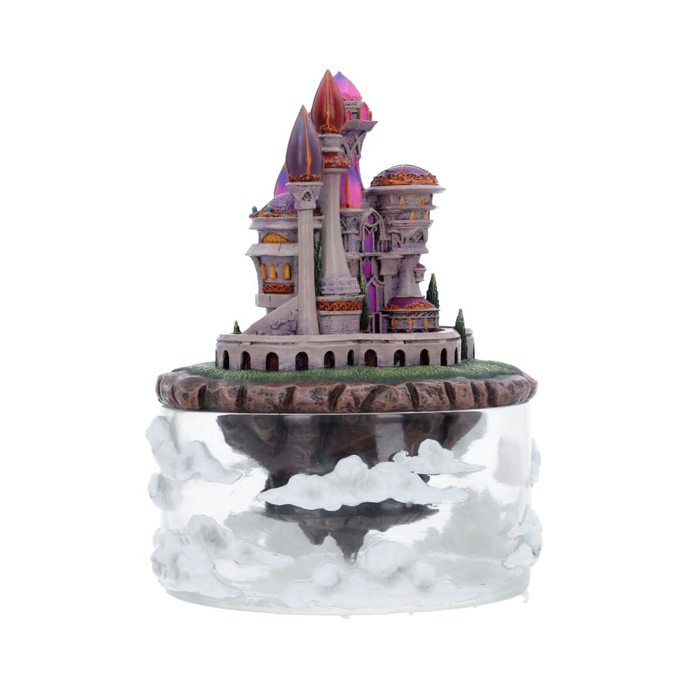 Nemesis Now World of Warcraft City of Dalaran box, 19.6cm decorative collectible box featuring Dalaran city scene.