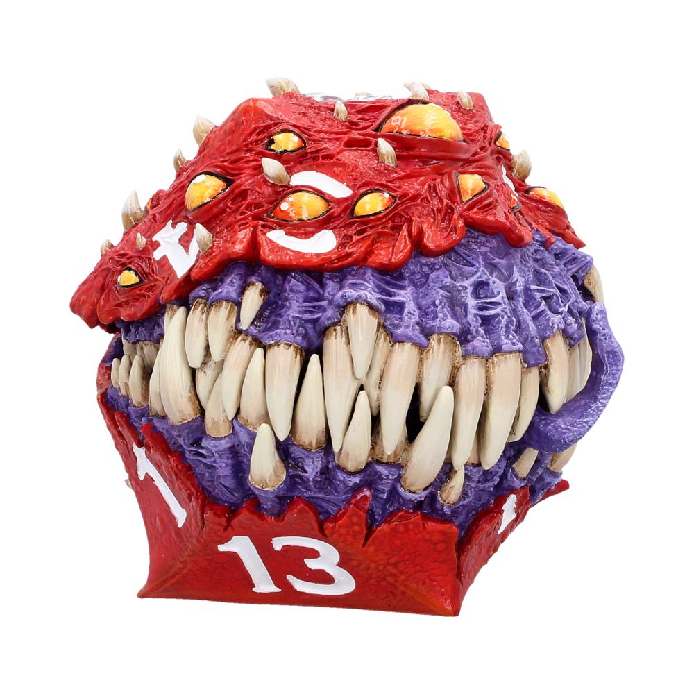 Nemesis Now Dungeons & Dragons D20 Mimic Box, 13.3cm decorative collectible box with mimic design and fantasy-themed details.
