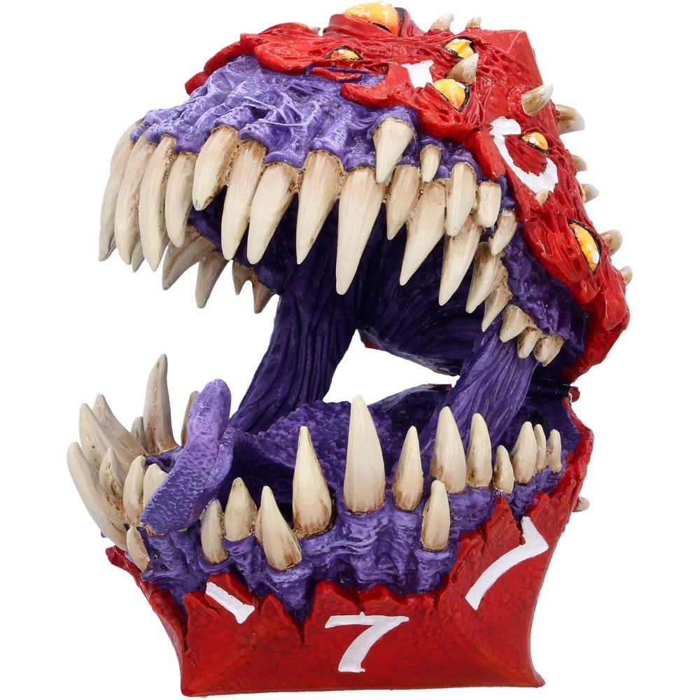 Nemesis Now Dungeons & Dragons D20 Mimic box, 13.3cm, detailed fantasy-themed storage box with mimic monster design.