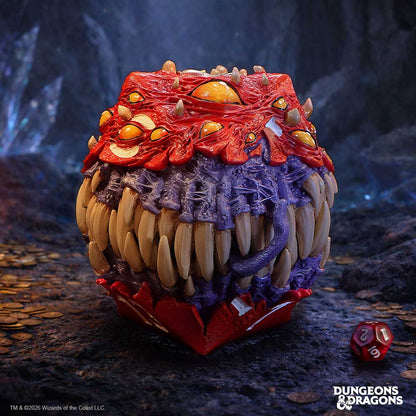 Nemesis Now Dungeons & Dragons D20 Mimic box, 13.3cm, detailed fantasy-themed collectible storage box featuring mimic design.
